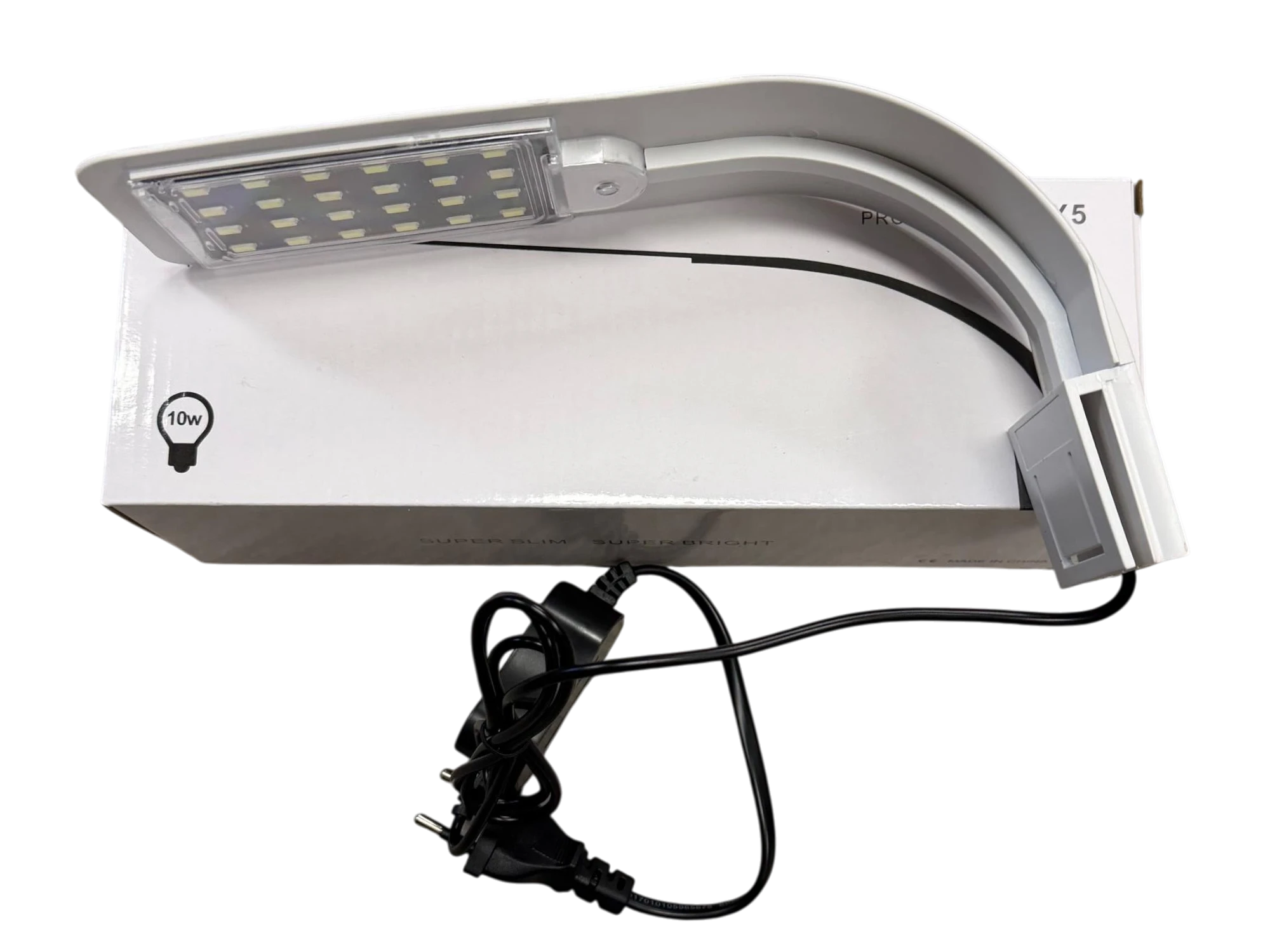 LED lampe 10 Watt X5 hvid - Superslim lys til nanoakvarier